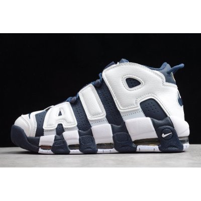 Nike Erkek Air More Uptempo Beyaz / Lacivert Spor Ayakkabı Türkiye - CFYKYIA2